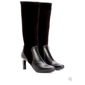 Aquatalia Weatherproof Rosann Calf Stretch Suede tall boots